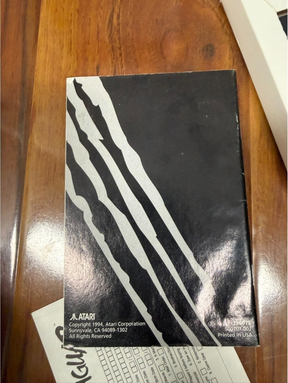 Checkered Flag (Atari Jaguar) Complete In Box Mint No Overlay Cartridge - Picture 5 of 9